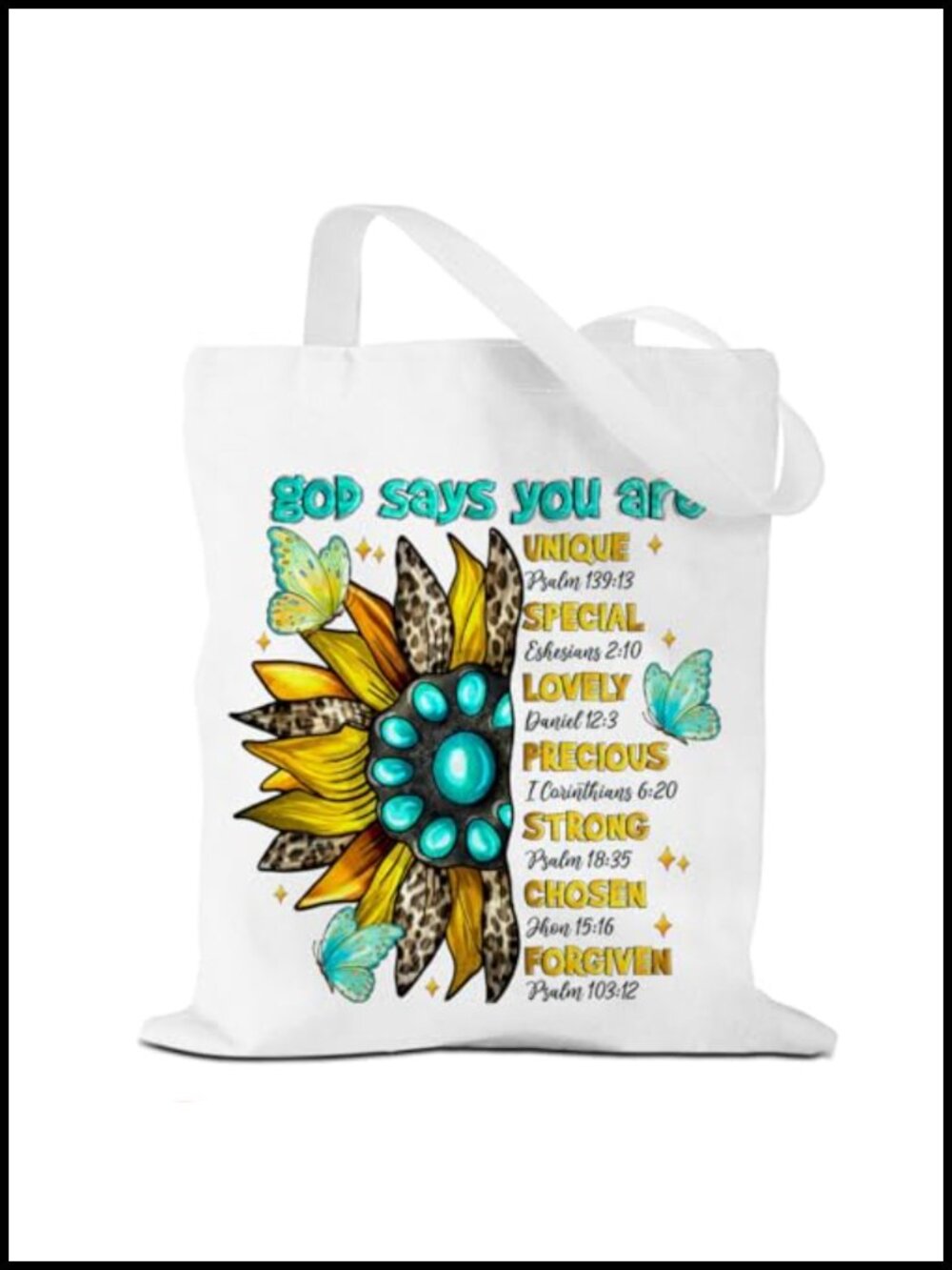 Canvas Tote Bag Reusable Grocery Shopping Shoulder Bag